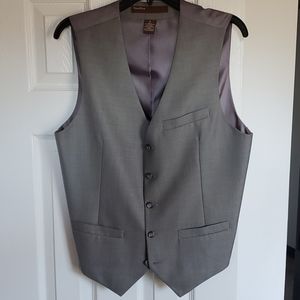 Perry Ellis Grey Suit Vest - Size Medium